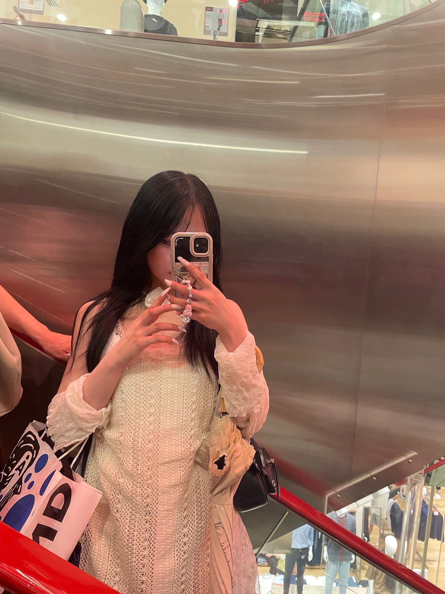 レースレイヤードキャミビスチェ DPB74043