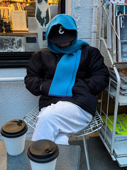 バイカラーニットマフラー DPB85011