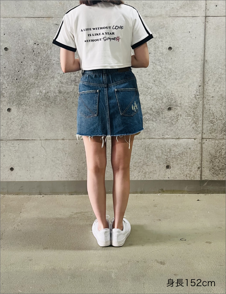 RiTyle CROPPED RINGER TEE