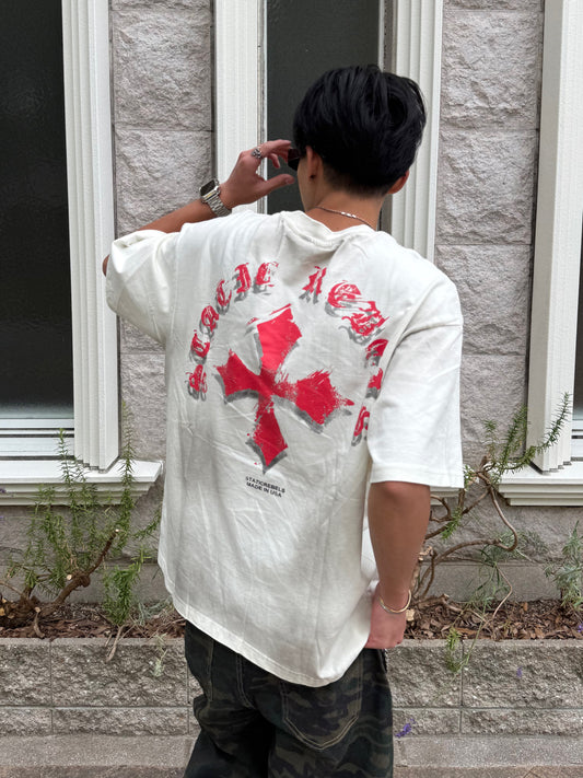 【即納】バックロゴペイントクロスTシャツ DPB90229S