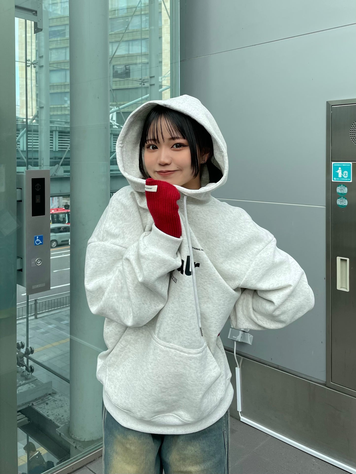 ロゴフードパーカー DPB64055