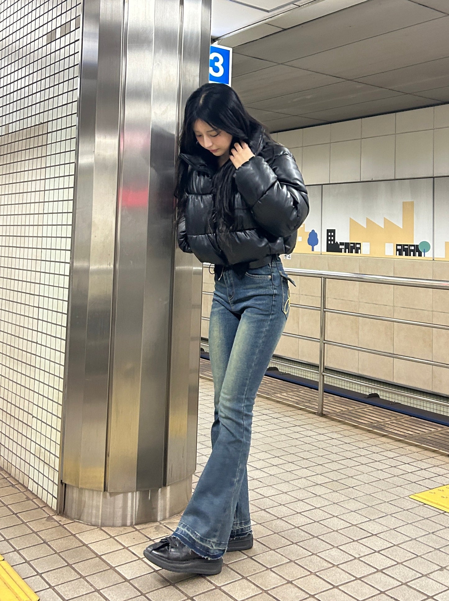 デニムフレアパンツ DPB69071