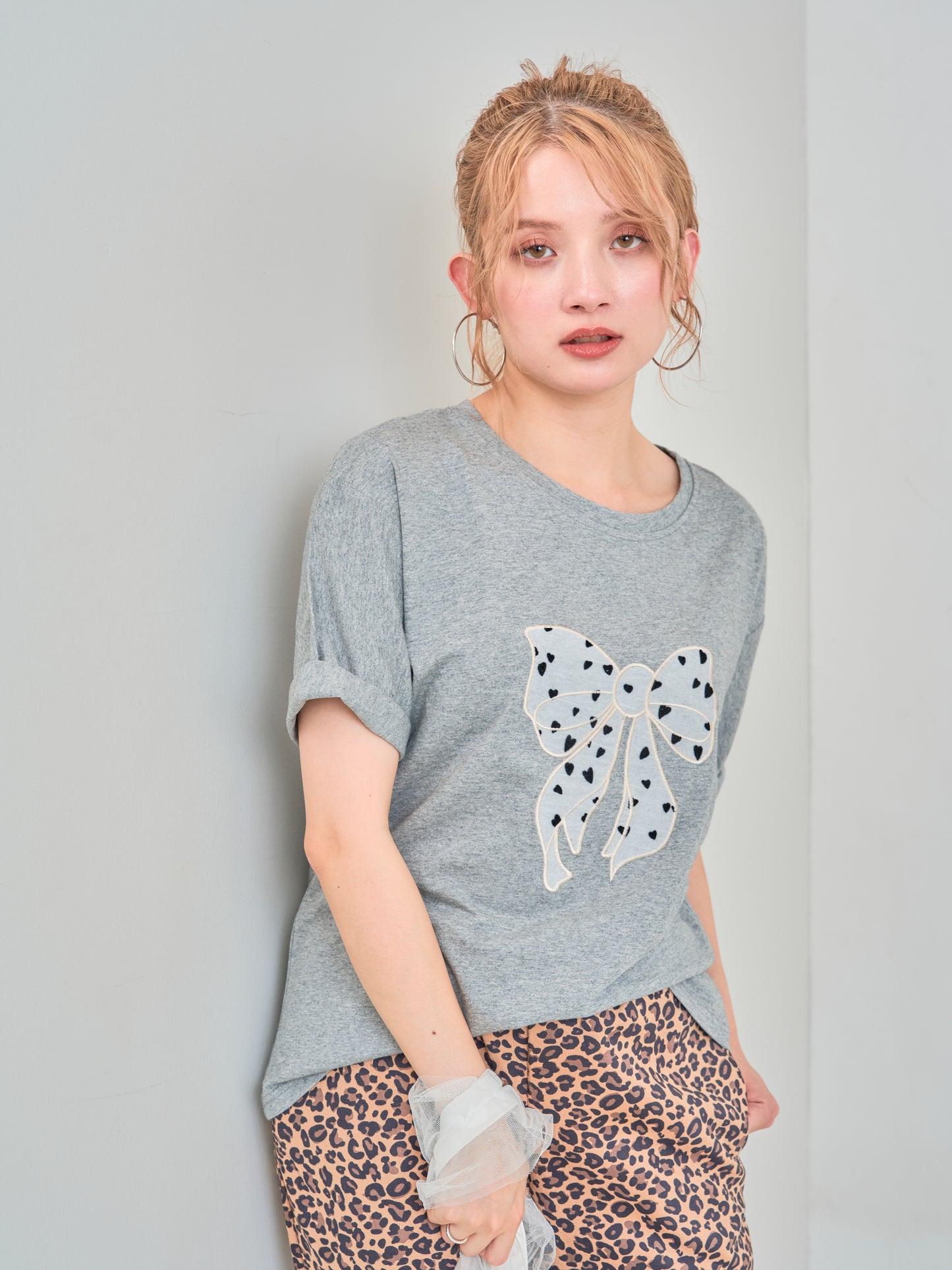 ハートリボンTシャツ DPB75068