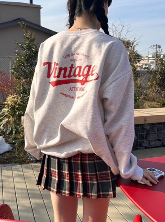 ヴィンテージロゴスウェット DPA43340