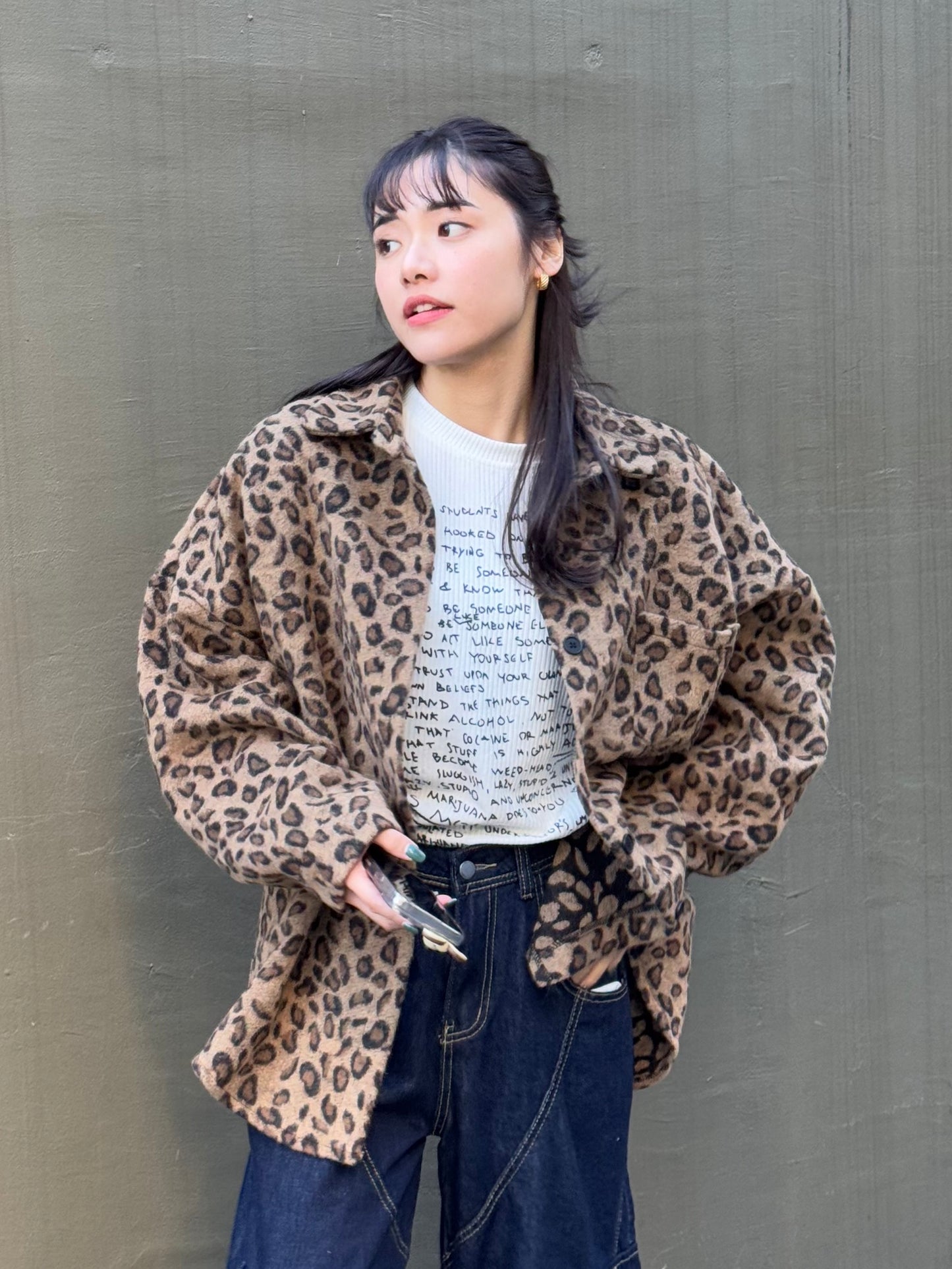 レオパードオーバーシャツ DPB47374