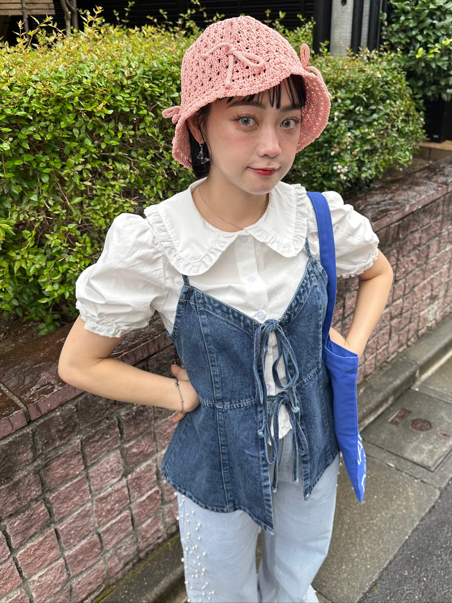 2wayデニムリボンビスチェ DPB76044