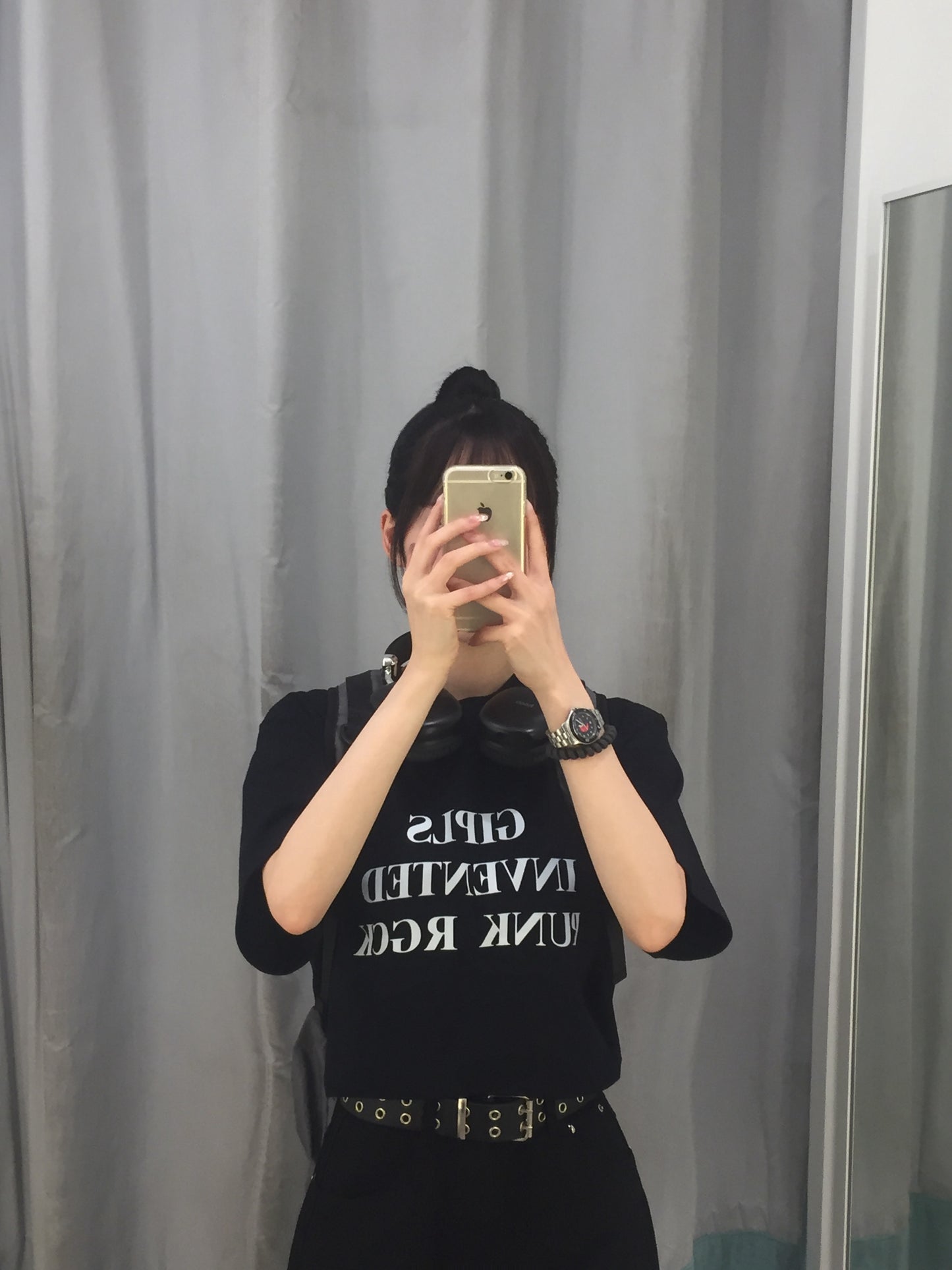 フロントロゴブラックTシャツ DPB88024