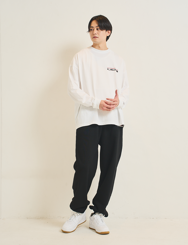 K.ADAMSロゴロングスリーブTシャツ