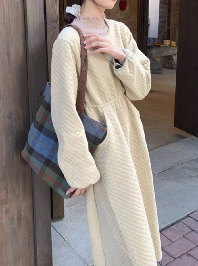 キルティングミドルワンピース CPA42268