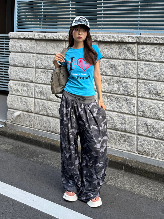 カモフラバギーカーゴパンツ DPB86093