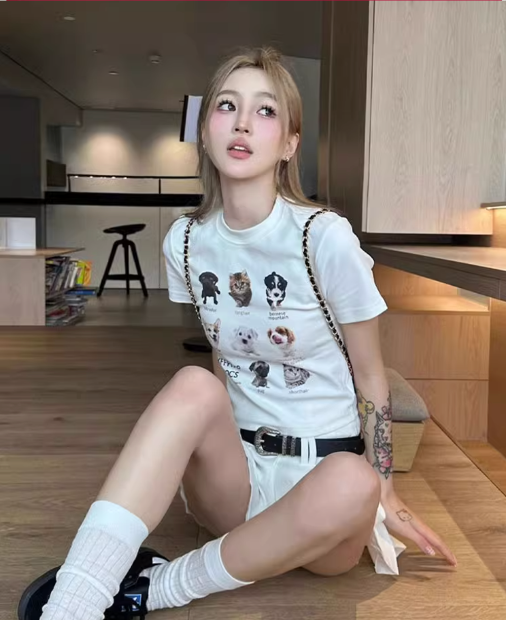 ドッグプリントTシャツ DPB71481