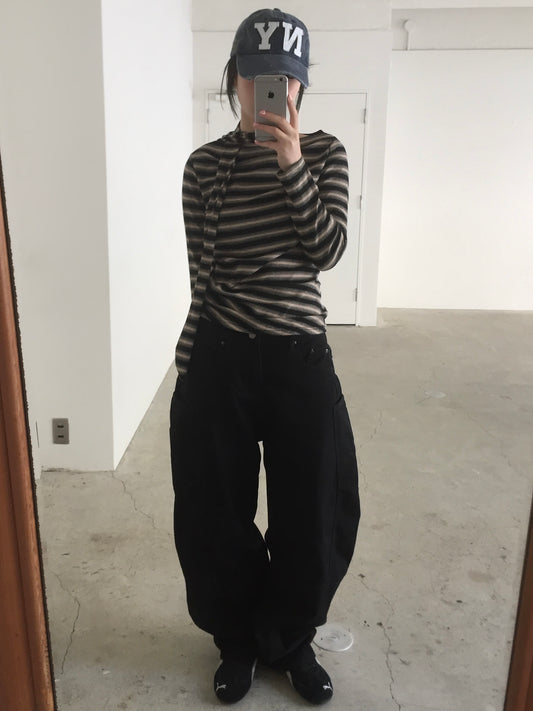 ワイドレッグデニムパンツ DPB85191