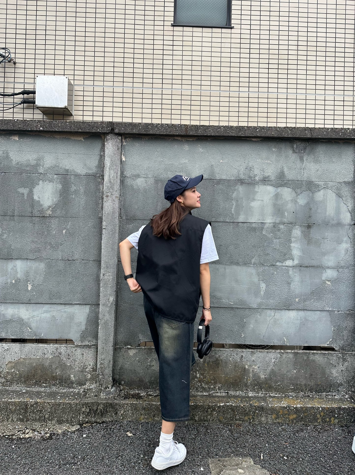ウォッシュデニムハーフパンツ DPB47304