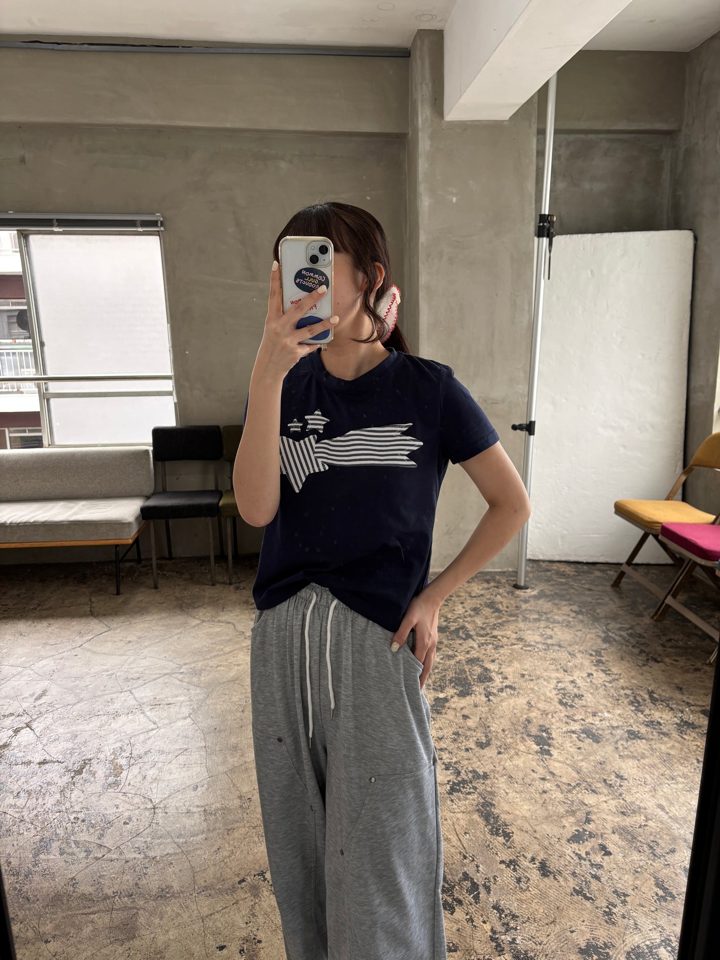 ダブルニーデザインスウェットパンツ DPB84175
