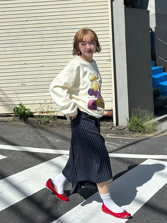 ストライプアシンメトリースカート DPB76065