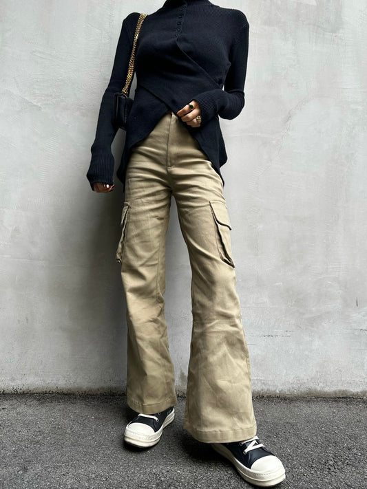 ブーツカットカーゴパンツ DPB26289