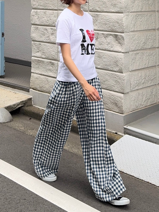 サイドポケットチェックパンツ DPB91014