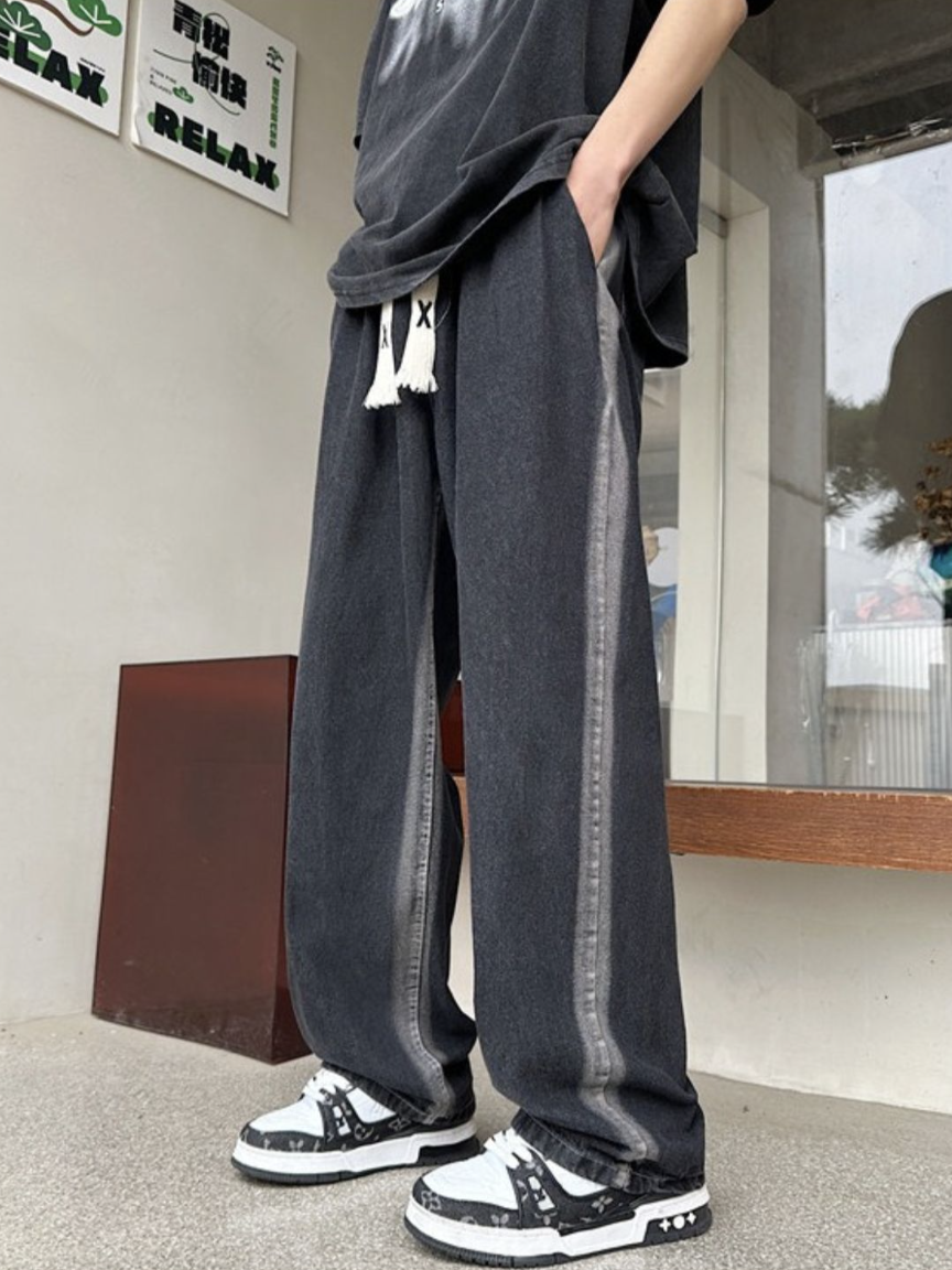 サイドラインデニムパンツ SBA06009