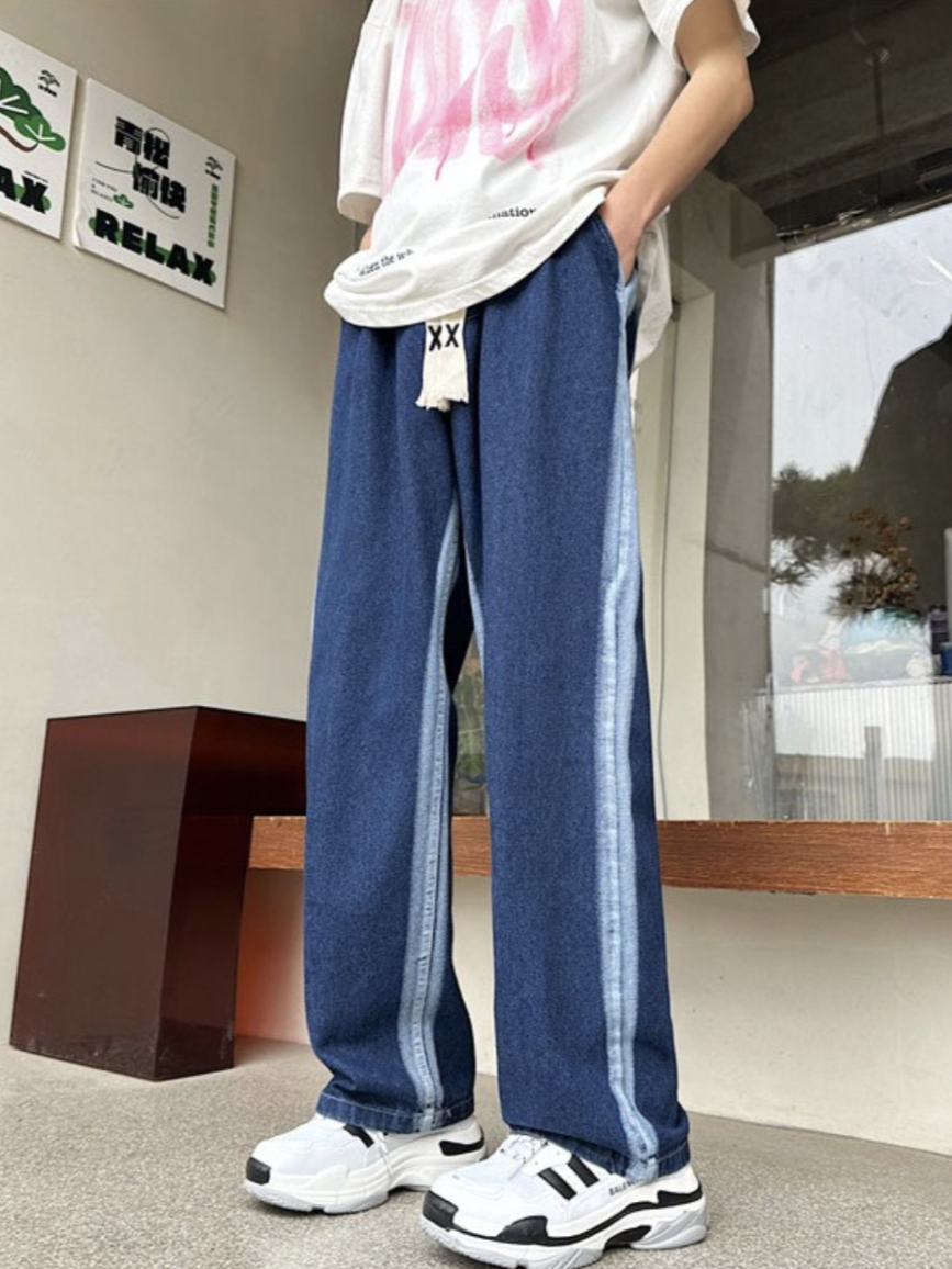 サイドラインデニムパンツ SBA06009