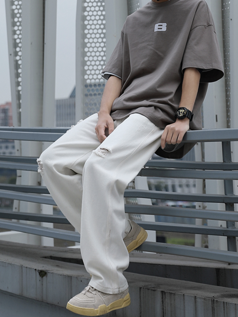 ダメージウォッシュドデニムパンツ SBA06010