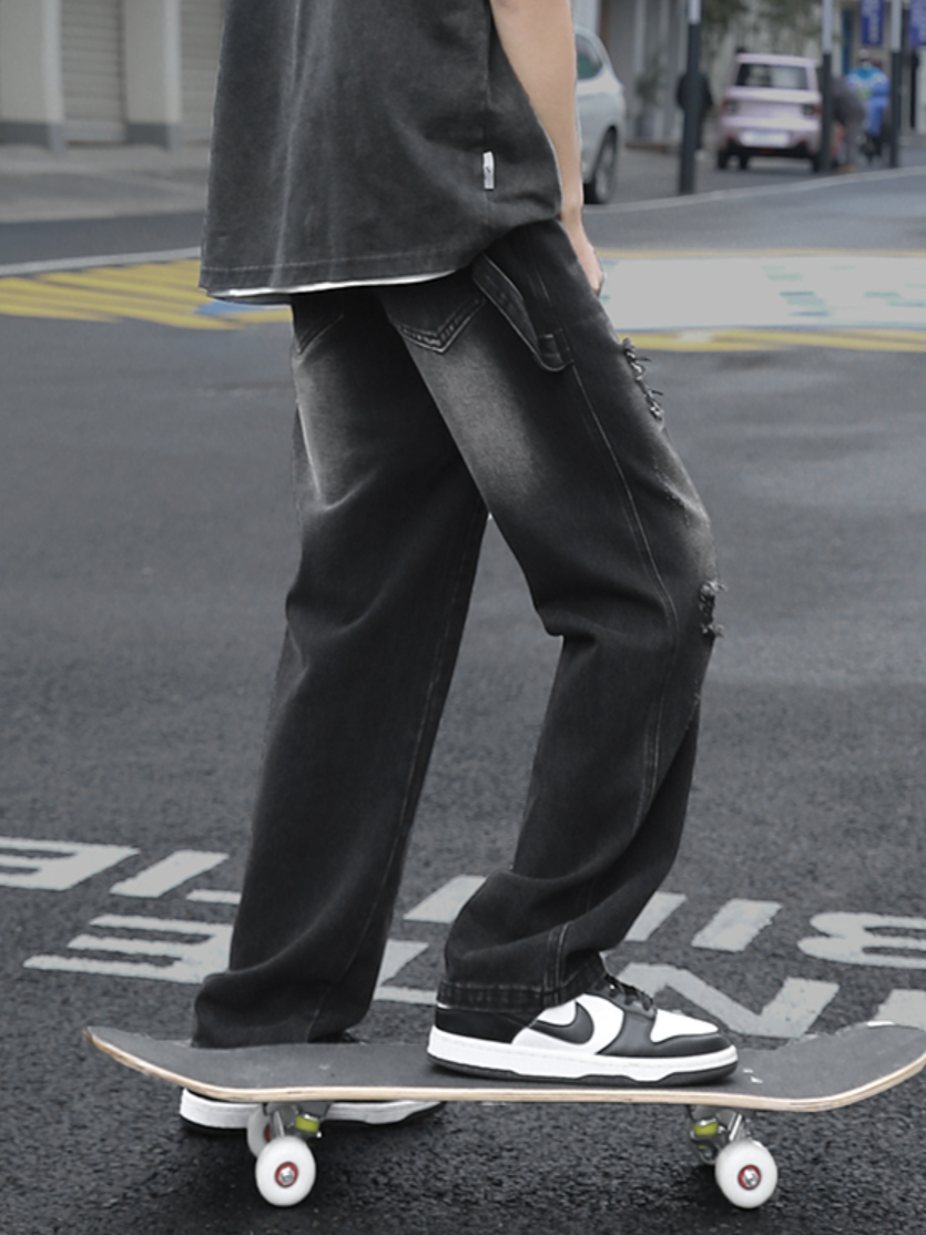 ダメージウォッシュドデニムパンツ SBA06010
