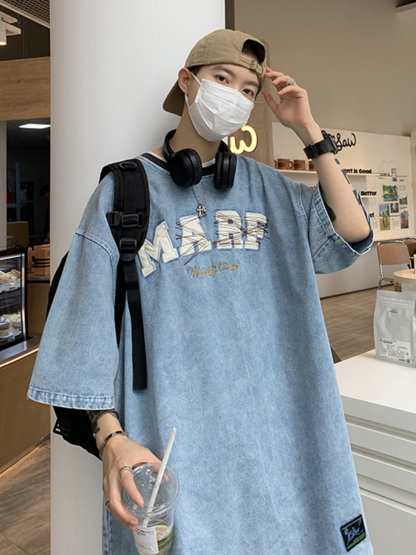 ウォッシュドデニムTシャツ SPA09022