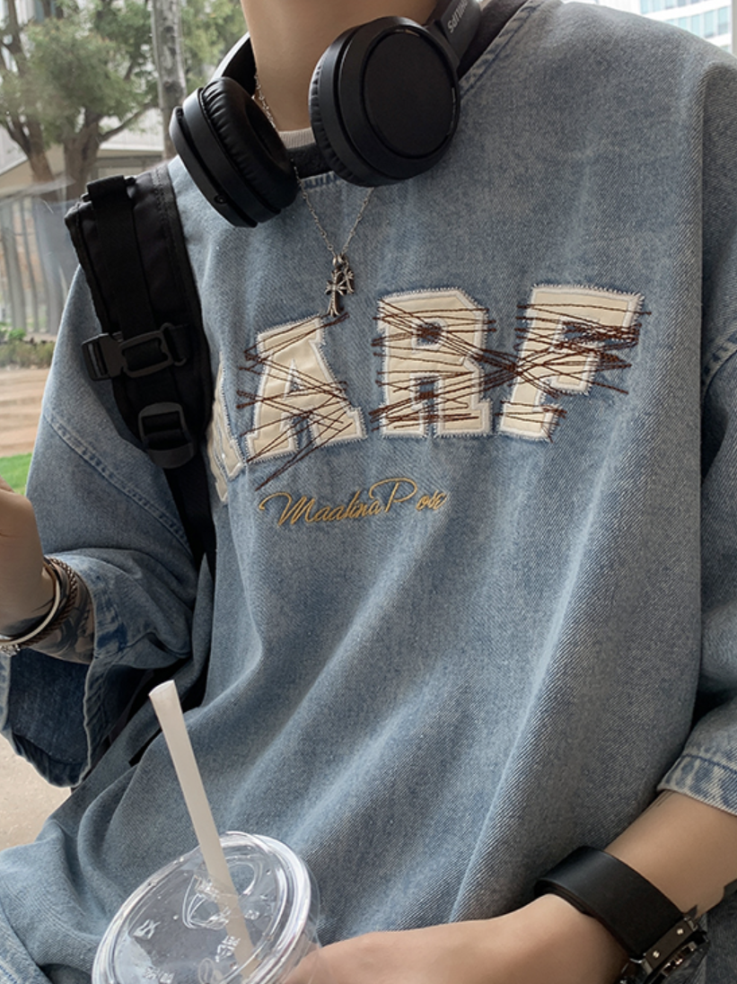 ウォッシュドデニムTシャツ SPA09022