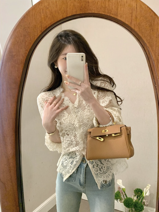 レースフラワートップス CPA42249