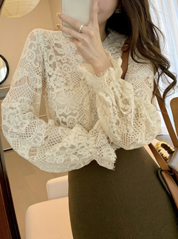 レースフラワートップス CPA42249