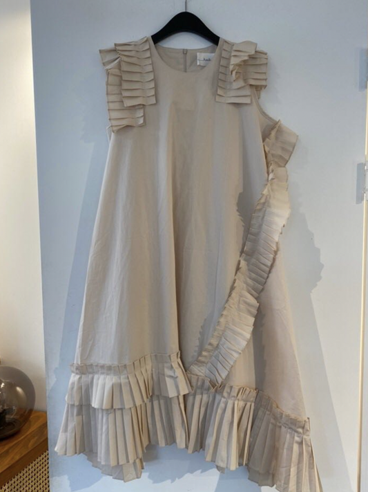 プリーツデザインワンピース CPA42196