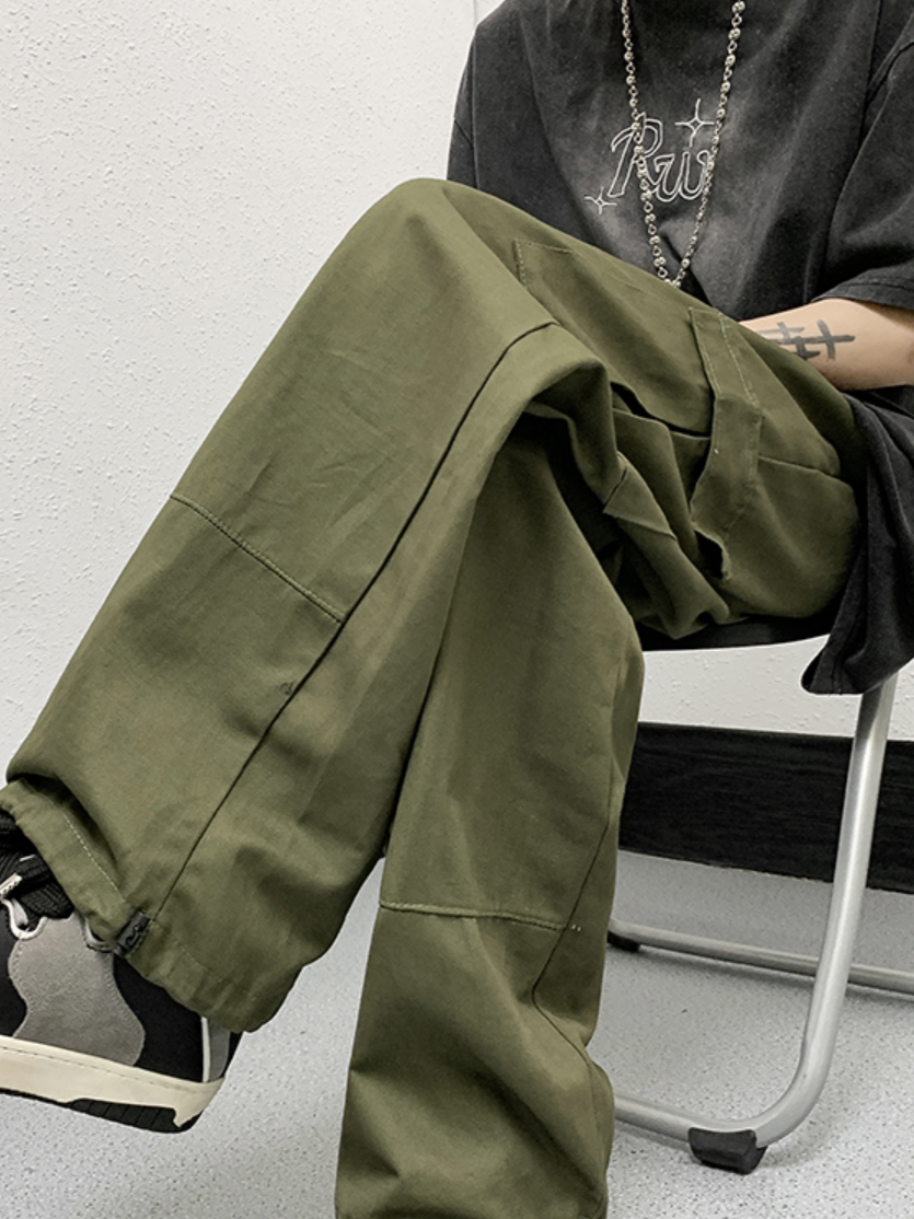 シンプルカーゴストレートパンツ SPA09081