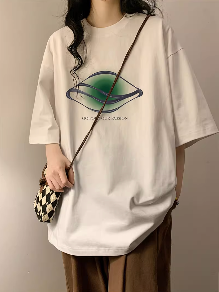 プリントルーズTシャツ DPB71221