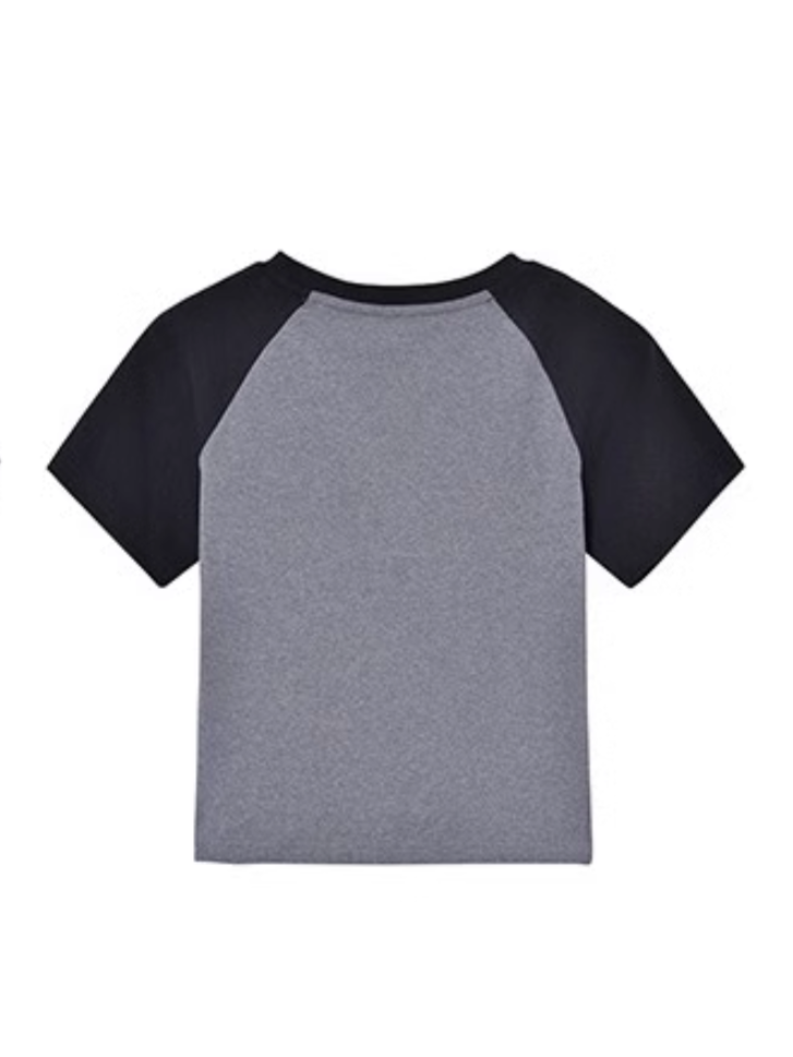 グレーラグランTシャツ DPB71229