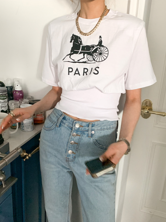 PARISデザインTシャツ CPA42009