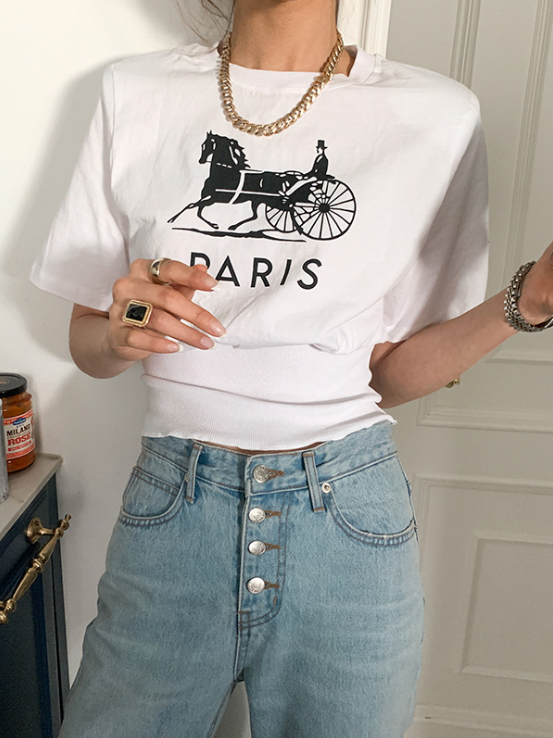 PARISデザインTシャツ CPA42009