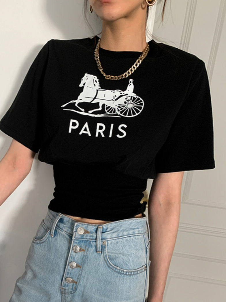 PARISデザインTシャツ CPA42009