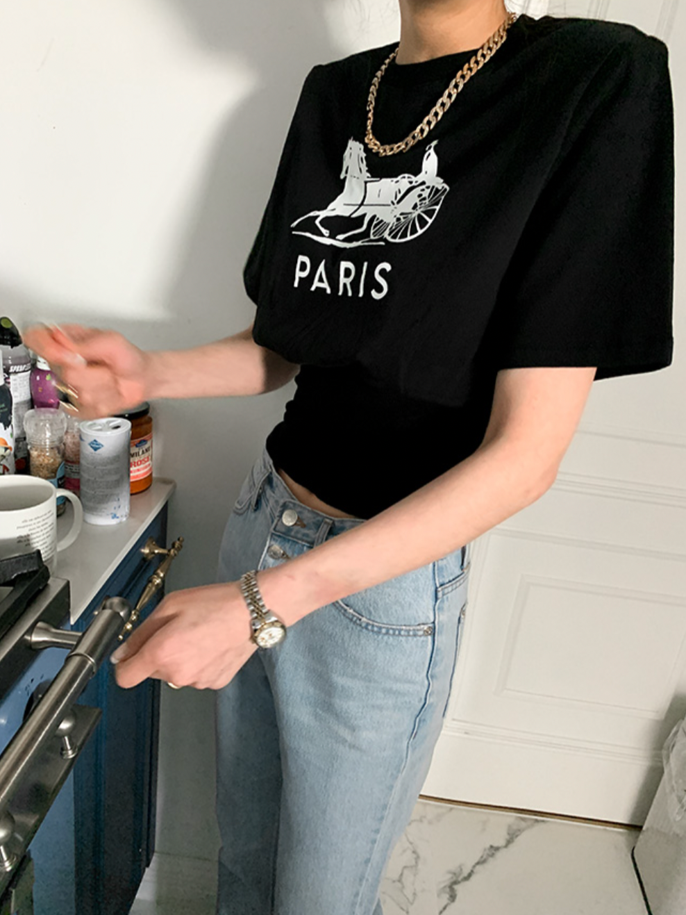 PARISデザインTシャツ CPA42009