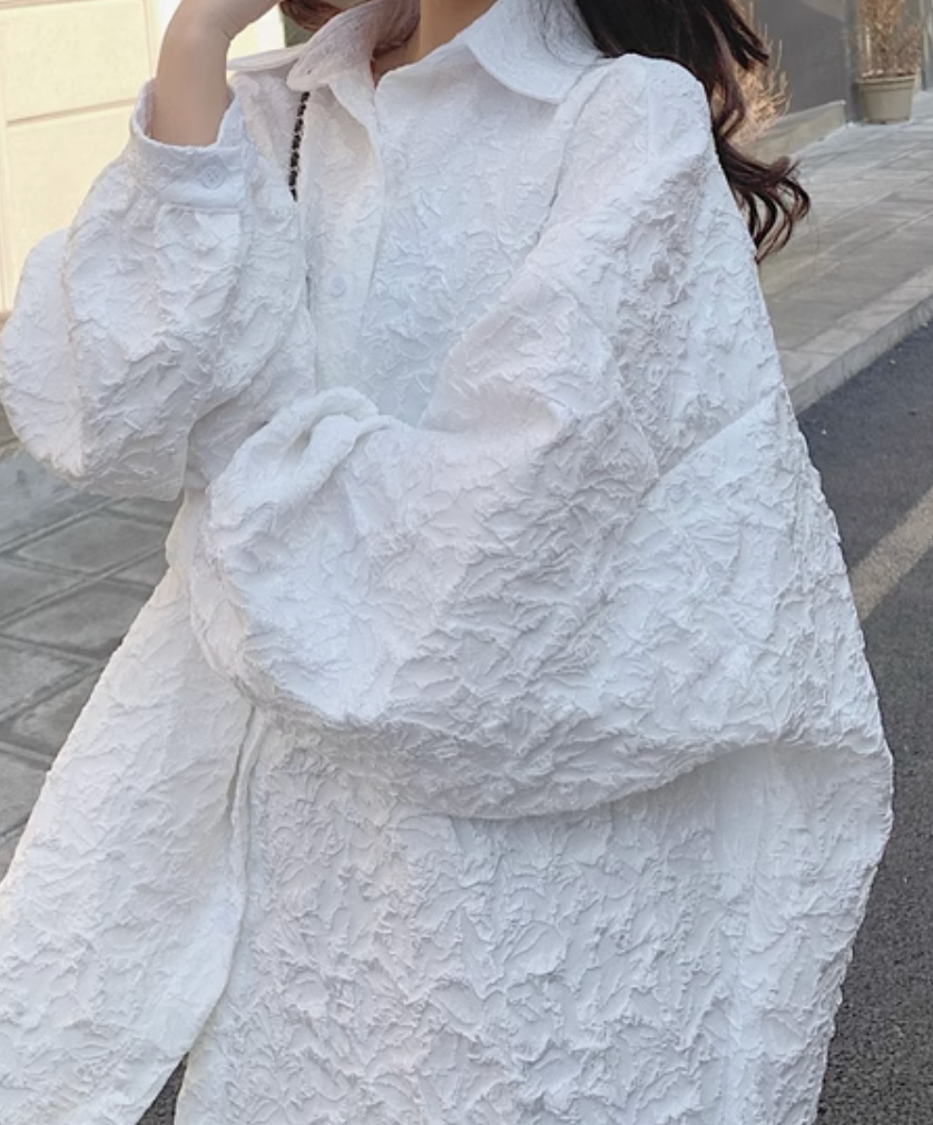 ジャガードシャツワンピース CPA42091