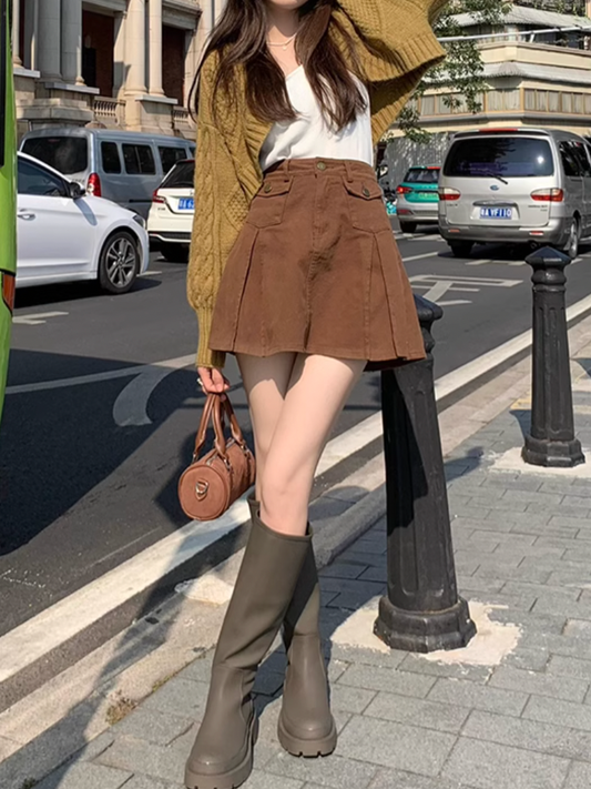 ポケットデニムミニスカート CPA42221