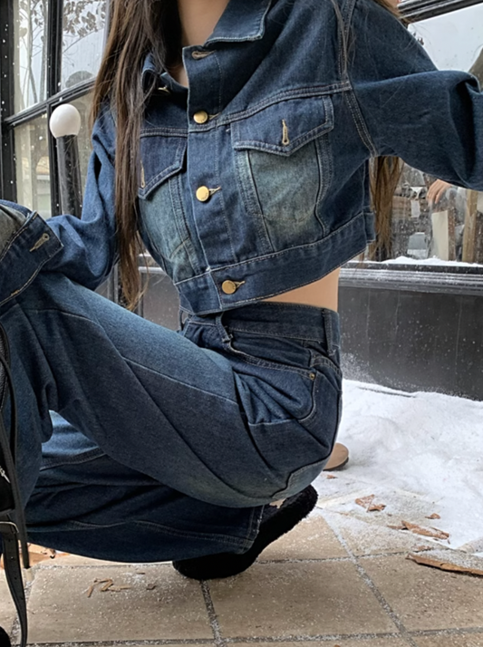 ショート丈デニムジャケット CPA42079