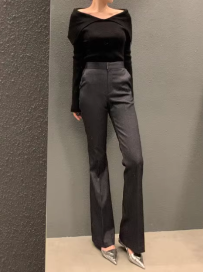 オフショルリブニット CPA42033