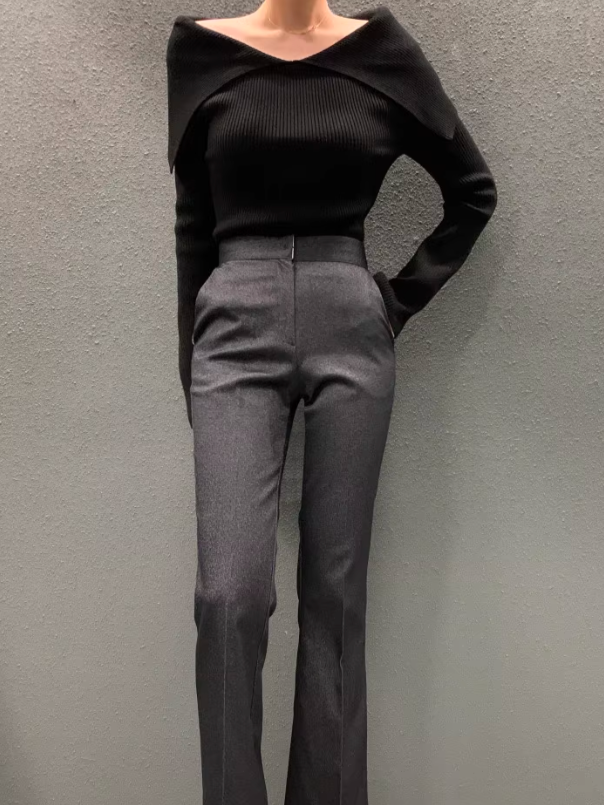 オフショルリブニット CPA42033