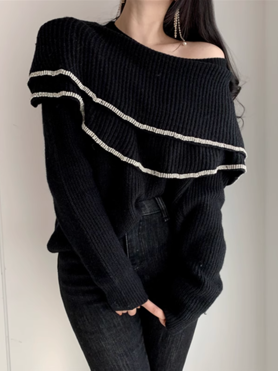 ダブルフリルニット CPA42110