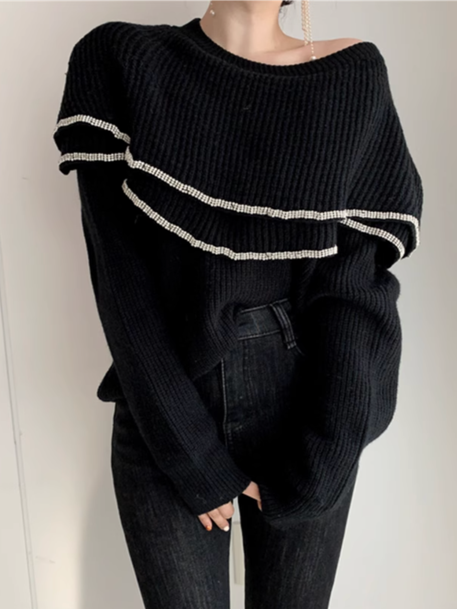 ダブルフリルニット CPA42110