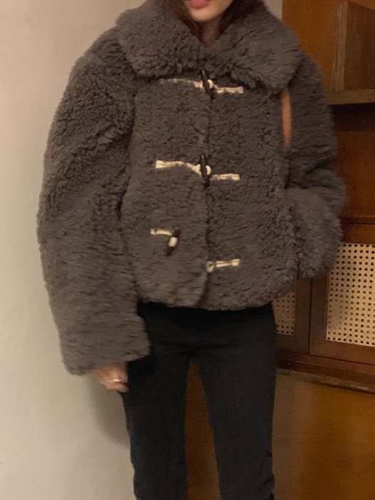 モコモコラムウールコート CPA42230