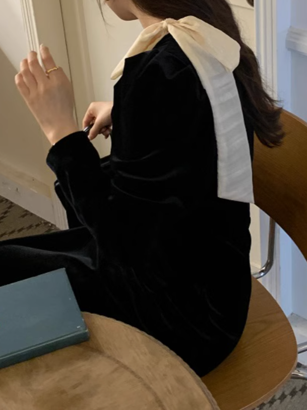 クラシックリボンワンピース CPA42056