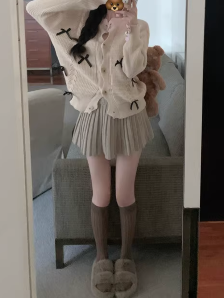 ルーズリボンカーディガン CPA42242