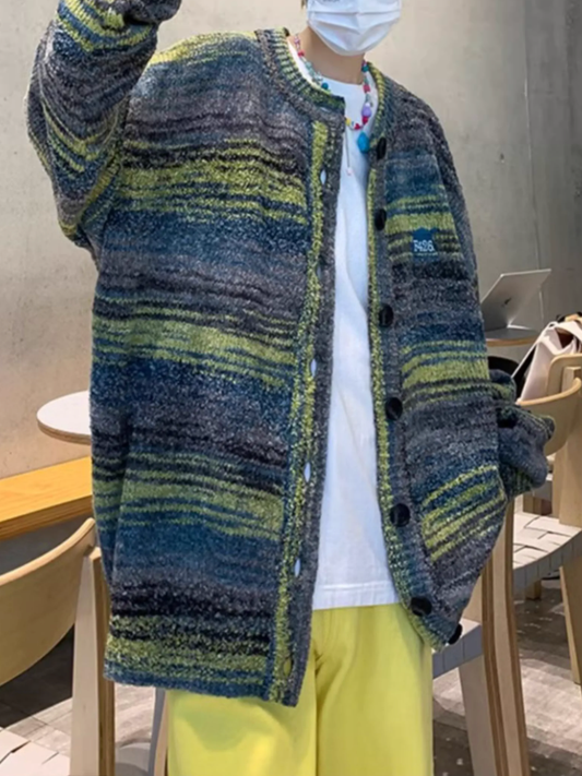 ボーダーニットカーディガン SPA09251