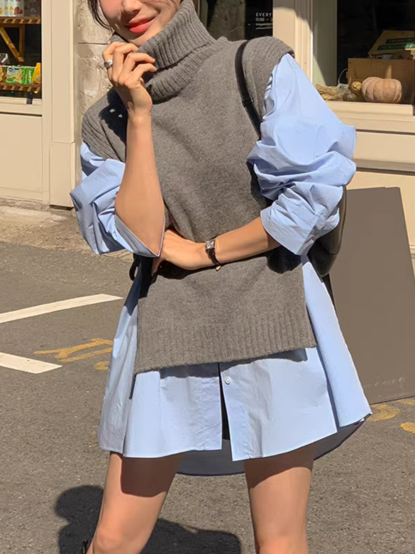カレッジニットベスト CAA00452