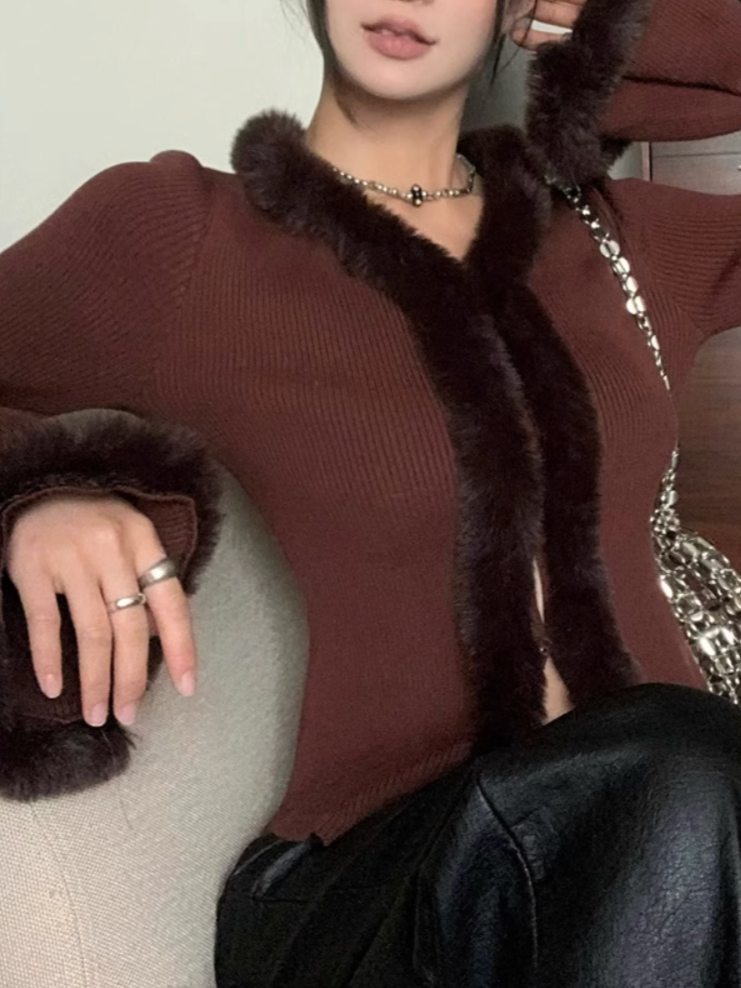 ボアカーディガン CAA00465